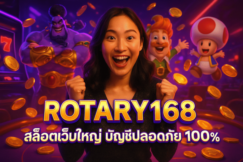 ROTARY168 สล็อตเว็บใหญ่ บัญชีปลอดภัย 100%