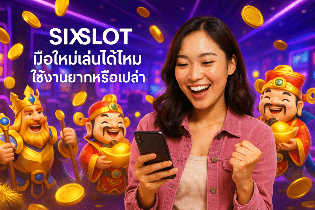 SIXSLOT มือใหม่เล่นได้ไหม ใช้งานยากหรือเปล่า