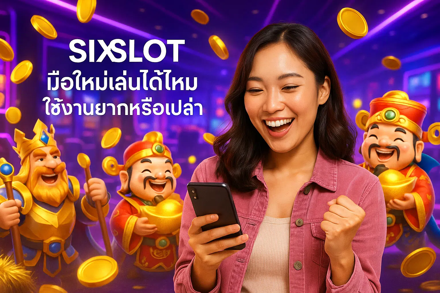 SIXSLOT มือใหม่เล่นได้ไหม ใช้งานยากหรือเปล่า