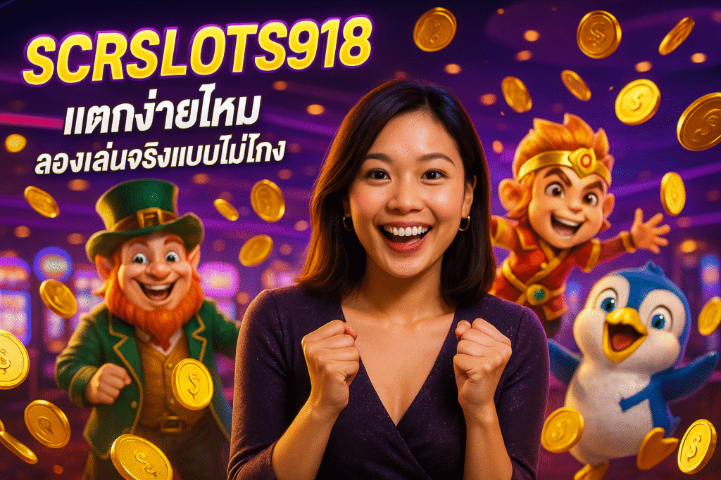 SCRSLOTS918 แตกง่ายไหม ลองเล่นจริงแบบไม่โกง
