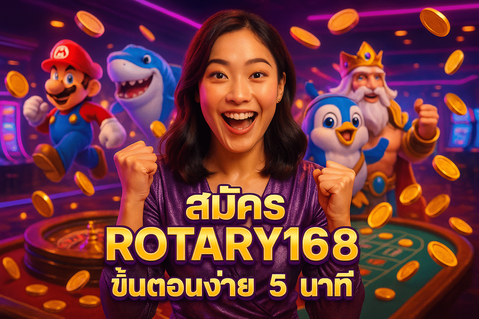 สมัคร ROTARY168 ขั้นตอนง่าย 5 นาที