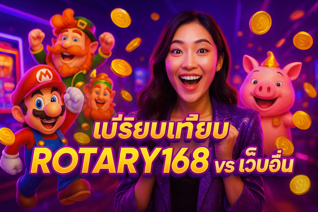 เปรียบเทียบ ROTARY168 vs เว็บอื่น