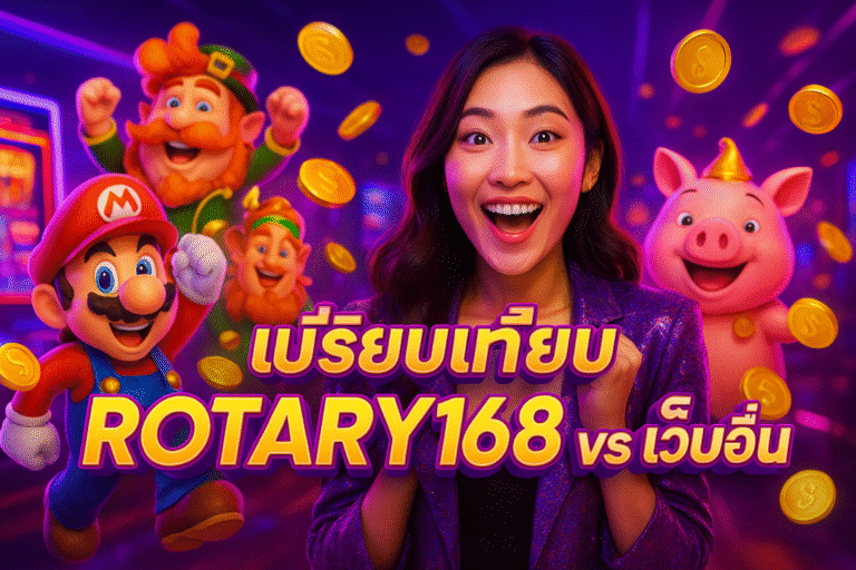 เปรียบเทียบ ROTARY168 vs เว็บอื่น