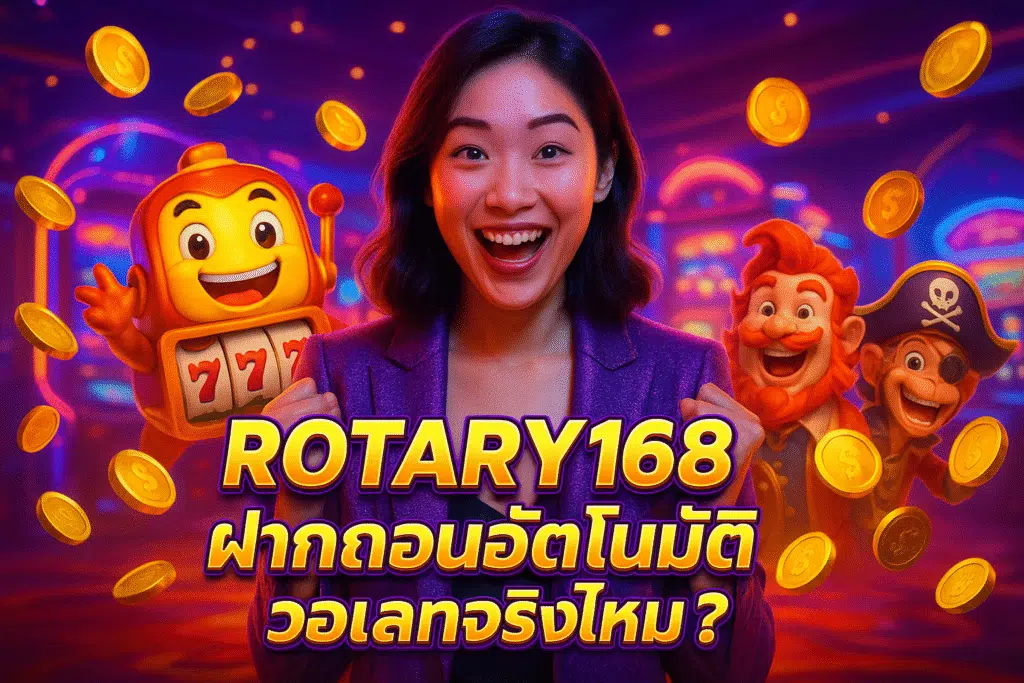 ROTARY168 ฝากถอนอัตโนมัติ วอเลทจริงไหม?
