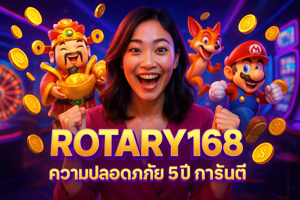 ROTARY168 ความปลอดภัย 5 ปี การันตี