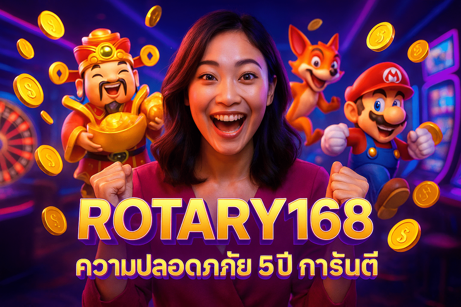 ROTARY168 ความปลอดภัย 5 ปี การันตี